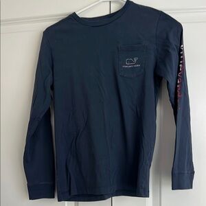 Vineyard Vines Navy Long Sleeve Tee